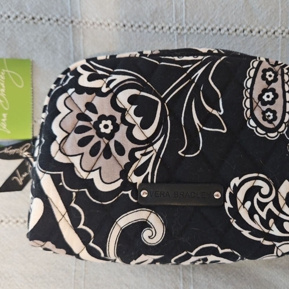 Vera Bradley Midnight Paisley Small Cosmetic Bag